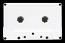 C-35 White Windowless Hifi Ferro Type 1 Audio Cassette   