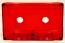 C-38 Red Transparent Hifi Ferro Type 1 Audio Cassette