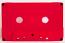 C-28 Red Windowless Hifi Ferro Type 1 Audio Cassette C-28 Red Windowless Hifi Ferro Type 1 Audio Cassette