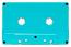 C-41 Turquoise Windowless Pantone 319C HiFi Ferro Type 1 Audio Cassette