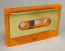 C-37 Orange with gold foil China Type I Audio cassette C-37 Orange with gold foil China Type I Audio cassette