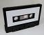 C-43 Black Square hub White Label China Type I Audio cassette C-43 Black Square hub White Label China Type I Audio cassette