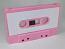 C-29 Pink Shell White Label China Type I Audio cassette C-29 Pink Shell White Label China Type I Audio cassette