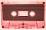 C-42 Pink tinted China Type I Audio cassette