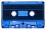 C-13 Scuffed Blue Tint China Type I Audio cassette