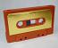 C-43 Orange Sonic gold foil labels China Type I Audio cassette