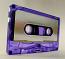 C-38 Translucent Purole Silver Label China Type I Audio cassette C-38 Translucent Purole Silver Label China Type I Audio cassette