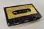 C-26 Black Gold Foil Label Yellow Leader RTM Type I Audio cassette