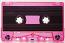 C-39 Florescent Pink China Type I Audio cassette C-39 Florescent Pink China Type I Audio cassette