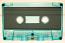 C-13 Turquoise Tint China Type I Audio cassette C-13 Turquoise Tint China Type I Audio cassette