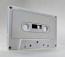 C-68 White shell white labels China Type I Audio cassette