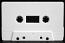 C-12 Matte White shell China Type I Audio cassette C-12 Matte White shell China Type I Audio cassette
