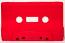 C-39 Red SW shell Fox/RTM Type I Audio cassette