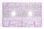 C-22 Purple Glitter Fox/RTM Type I Audio cassette