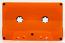 C-28 Orange 021 shell China Type I Audio cassette