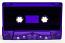 C-58 Purple Tint Sonic with Liners China Type I Audio cassette