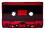 C-81 Red Tint Hi-Def Chrome SKM Type II Audio cassette