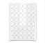 White Gloss Round Hype Sticker