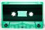 C-28 Green tint sonic black liner shell Fox/RTM Type I Audio cassette C-28 Green tint sonic black liner shell Fox/RTM Type I Audio cassette