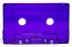 C-30 Purple Transparent shell RTM/Fox Type I Audio cassette C-30 Purple Transparent shell RTM/Fox Type I Audio cassette