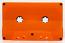 C-32- Orange no window- screw-Rtm -tape Audio Cassettes