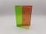 CHRISTMAS Fluorescent Green fromt / Trans Red Back Norelco Case for Audio Cassettes, Round Corners CHRISTMAS Fluorescent Green fromt / Trans Red Back Norelco Case for Audio Cassettes, Round Corners