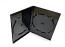 Nexpak Thinpak Double 9mm Slim Black DVD Case, 52 pieces