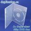 Slim Clear DVD box with overlay A+