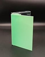 Light Mint Green Front / Clear Back Cassette Box