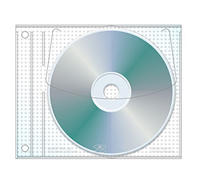 Expanded Jewelpak CD/DVD Page for Binders