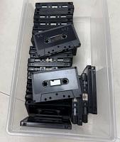 Lot of 33 Black Blank Audio Cassettes 0dB
