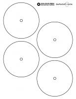 Blank Labels for 12" Vinyl Records, 4 per Sheet Blank Labels for 12" Vinyl Records, 4 per Sheet