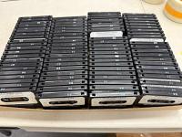 84 Black Audio Cassettes of Various Lengths, Erased and Recycled 84 Black Audio Cassettes of Various Lengths, Erased and Recycled