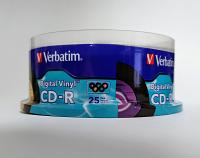 Verbatim 94488 CD-R 80min 52X with Digital Vinyl Surface 25PK Verbatim 94488 CD-R 80min 52X with Digital Vinyl Surface 25PK