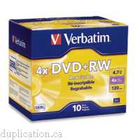 Verbatim DataLifePlus DVD+RW x 10 - 4.7 GB
