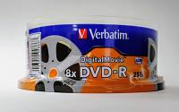 Verbatim DigitalMovie - 25 x DVD-R 4.7 GB 8x – spindle Verbatim DigitalMovie - 25 x DVD-R 4.7 GB 8x – spindle