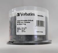 DVD+R 16X White Inkjet Hub 50pk Spindle DVD+R 16X White Inkjet Hub 50pk Spindle