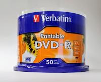 DVD-R 4.7GB 16X Branded White InkJet 50pk Spindle DVD-R 4.7GB 16X Branded White InkJet 50pk Spindle