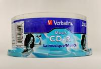 Verbatim Music CD-R 80min 40x with Branded Surface 25pk