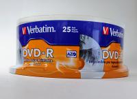 DVD-R - 4.7 GB - 16X - Inkjet - Hub Printable - White 25pk Spindle DVD-R - 4.7 GB - 16X - Inkjet - Hub Printable - White 25pk Spindle