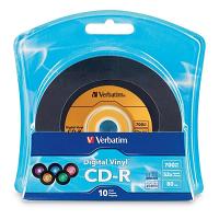 Verbatim 96858 Digital Vinyl CD-R 700 MB 52x 10PK Verbatim 96858 Digital Vinyl CD-R 700 MB 52x 10PK
