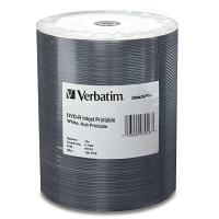 Verbatim 97016 DVD-R 4.7GB 16x DataLifePlus White Inkjet Printable, Hub Printable 100PK Verbatim 97016 DVD-R 4.7GB 16x DataLifePlus White Inkjet Printable, Hub Printable 100PK