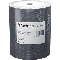 Verbatim 97019 CD-R 52x Inkjet Hub Printable 100PK