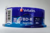 Verbatim BD-R 97457 25GB 16x with Branded Surface 25PK Verbatim BD-R 97457 25GB 16x with Branded Surface 25PK