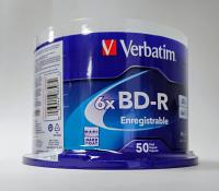Verbatim 98397 BD-R 25GB 16x with Branded Surface 50PK Verbatim 98397 BD-R 25GB 16x with Branded Surface 50PK
