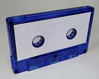 C-20 Blue Tint white label China Type I Audio cassette