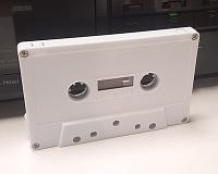 C-90 White Super Ferro Music-Grade Audio Cassettes, Tabs In C-90 White Super Ferro Music-Grade Audio Cassettes, Tabs In
