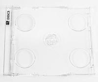 2-CD Clear Smart Trays With '2 DISCS' Logo 2-CD Clear Smart Trays With '2 DISCS' Logo