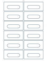 Audio cassette labels - 12 up - 4 rounded corners