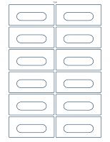 Audio cassette labels - 12 up - 4 rounded corners - 250 sheets Audio cassette labels - 12 up - 4 rounded corners - 250 sheets